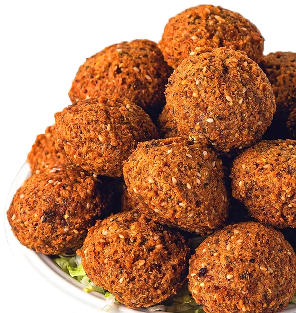 Fresh falafel balls served at Shawarma Palace Ottawa catering