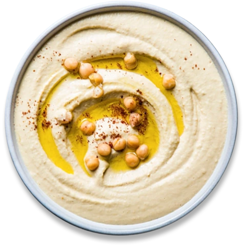 Fresh hummus served at Shawarma Palace Ottawa catering